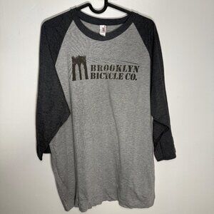 Brooklyn Bicycle Raglan Baseball Shirt